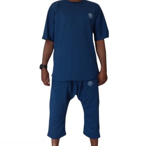 ENSEMBLE KHALIFA JEANS INDIGO ENSEMBLE TEE-SHIRT & SAROUEL KHALIFA JEANS BLEU INDIGO